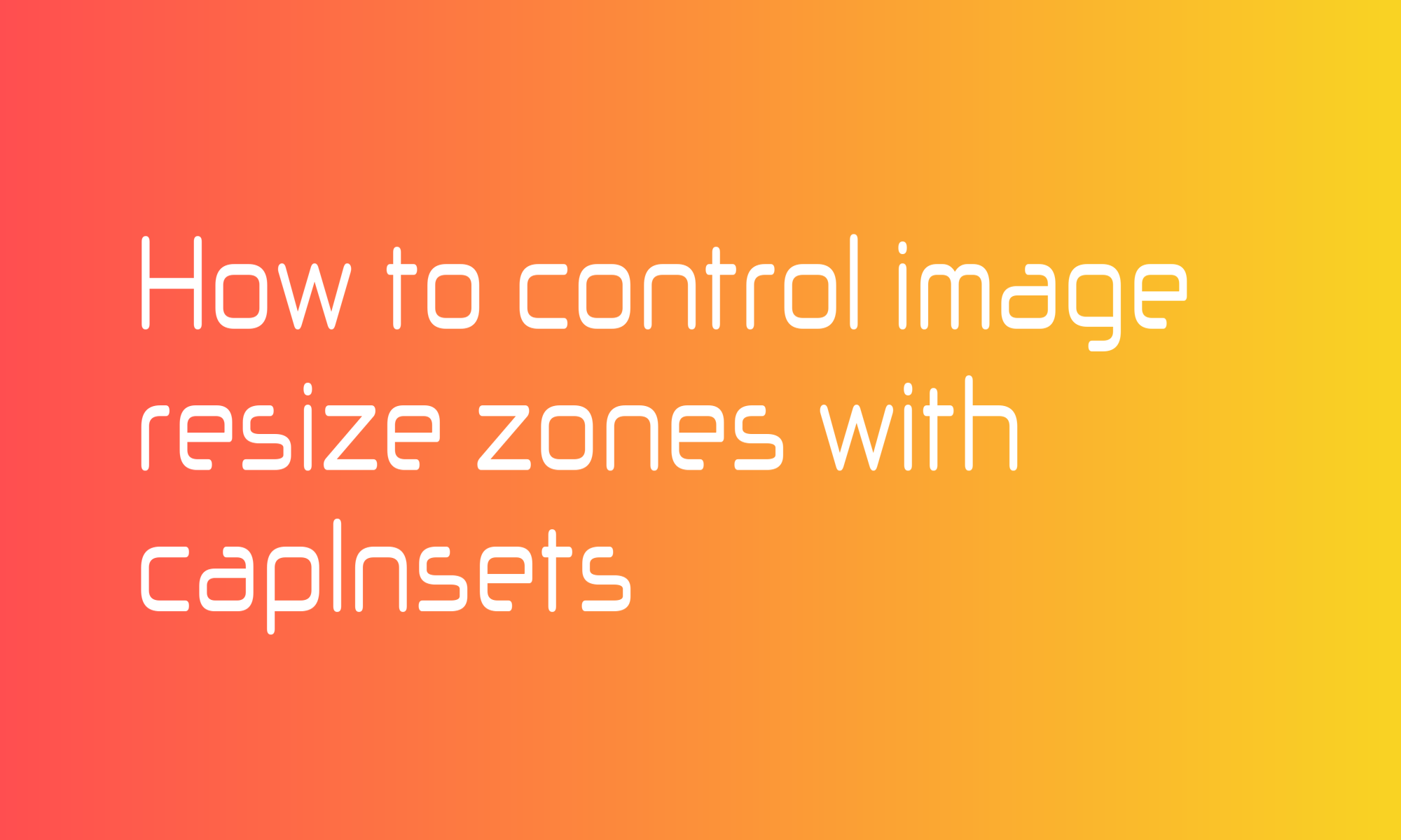 How to control image resize zones with capInsets